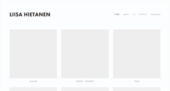 Desktop Screenshot of liisahietanen.com