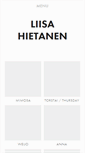 Mobile Screenshot of liisahietanen.com